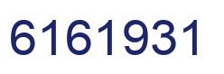 Number 6161931 blue image