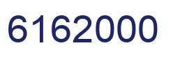 Number 6162000 blue image