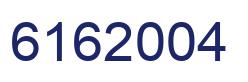 Number 6162004 blue image
