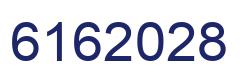 Number 6162028 blue image