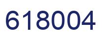 Número 618004 imagen azul