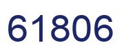 Número 61806 imagen azul