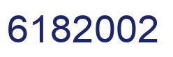 Number 6182002 blue image