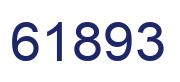 Number 61893 blue image