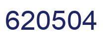 Number 620504 blue image