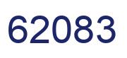 Número 62083 imagen azul