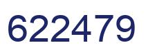 Number 622479 blue image