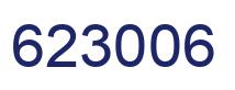 Number 623006 blue image
