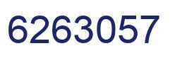 Number 6263057 blue image