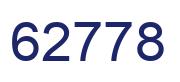 Number 62778 blue image