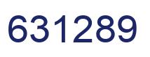 Número 631289 imagen azul