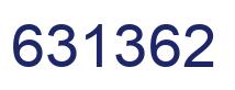 Number 631362 blue image