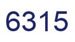 Number 6315 blue image