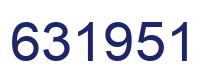 Número 631951 imagen azul