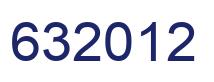 Number 632012 blue image
