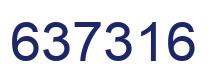 Número 637316 imagen azul