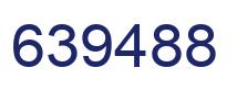 Number 639488 blue image