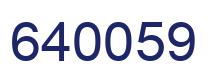 Número 640059 imagen azul