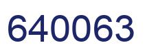 Número 640063 imagen azul