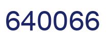 Número 640066 imagen azul