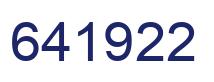 Número 641922 imagen azul