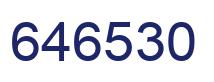 Número 646530 imagen azul