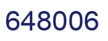 Number 648006 blue image