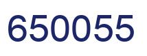 Número 650055 imagen azul