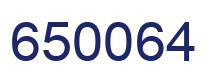 Número 650064 imagen azul