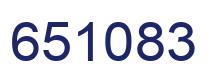 Número 651083 imagen azul