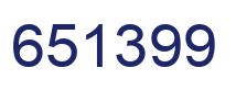 Número 651399 imagen azul
