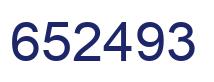 Número 652493 imagen azul