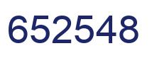 Número 652548 imagen azul