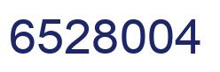 Number 6528004 blue image
