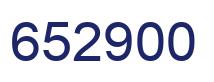 Número 652900 imagen azul