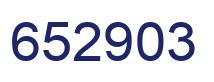 Número 652903 imagen azul