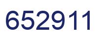 Número 652911 imagen azul