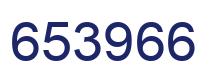 Number 653966 blue image