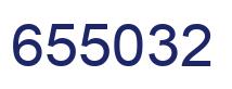 Number 655032 blue image