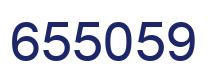 Number 655059 blue image