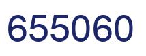 Number 655060 blue image