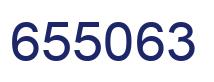 Number 655063 blue image