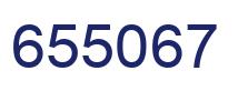 Number 655067 blue image