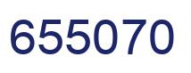Number 655070 blue image