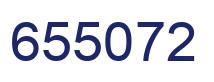 Number 655072 blue image