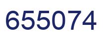 Number 655074 blue image