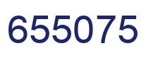 Number 655075 blue image