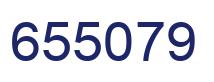 Number 655079 blue image