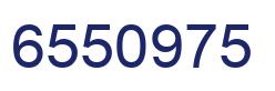 Number 6550975 blue image