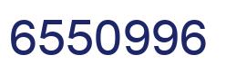 Number 6550996 blue image